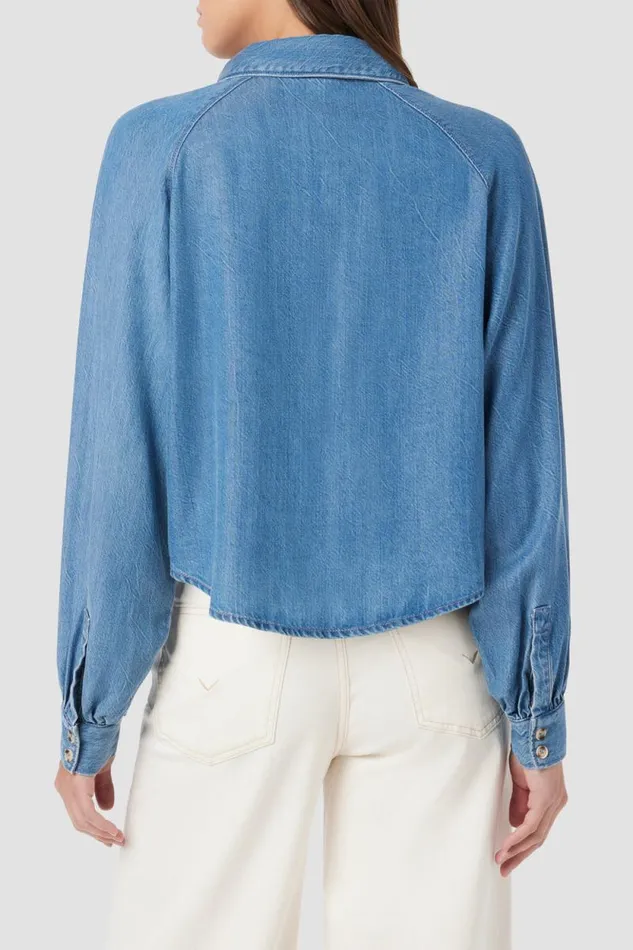 Tops and Sweaters Women Hudson Jeans Raglan Balloon Sleeve Button Down Carnival
