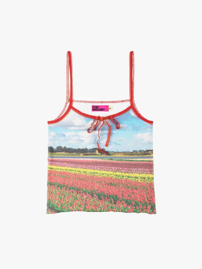 Tops Shop Lisa Says Gah Tulip Fields Cami