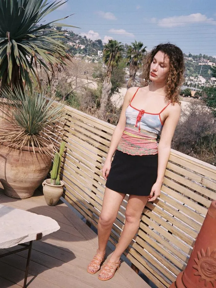 Tops Shop Lisa Says Gah Tulip Fields Cami