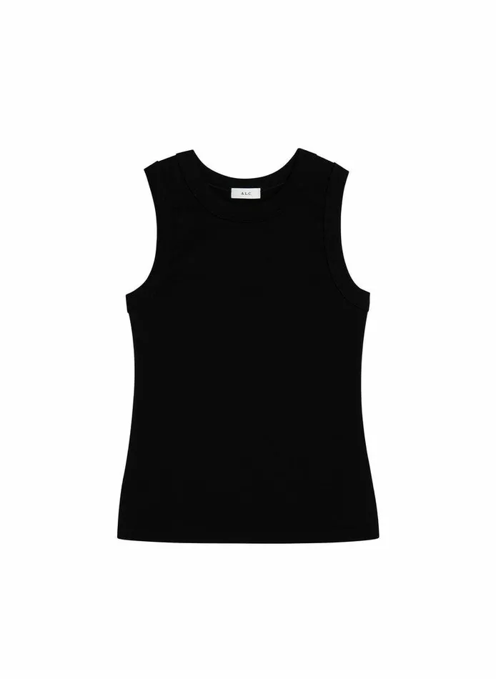Tops Women ALC Hadley Tank Black Tops Women ALC Hadley Tank Black