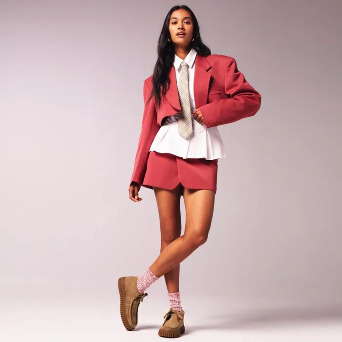Torhill Hi Dark Sand Suede WomenMen Clarks Boots and Booties