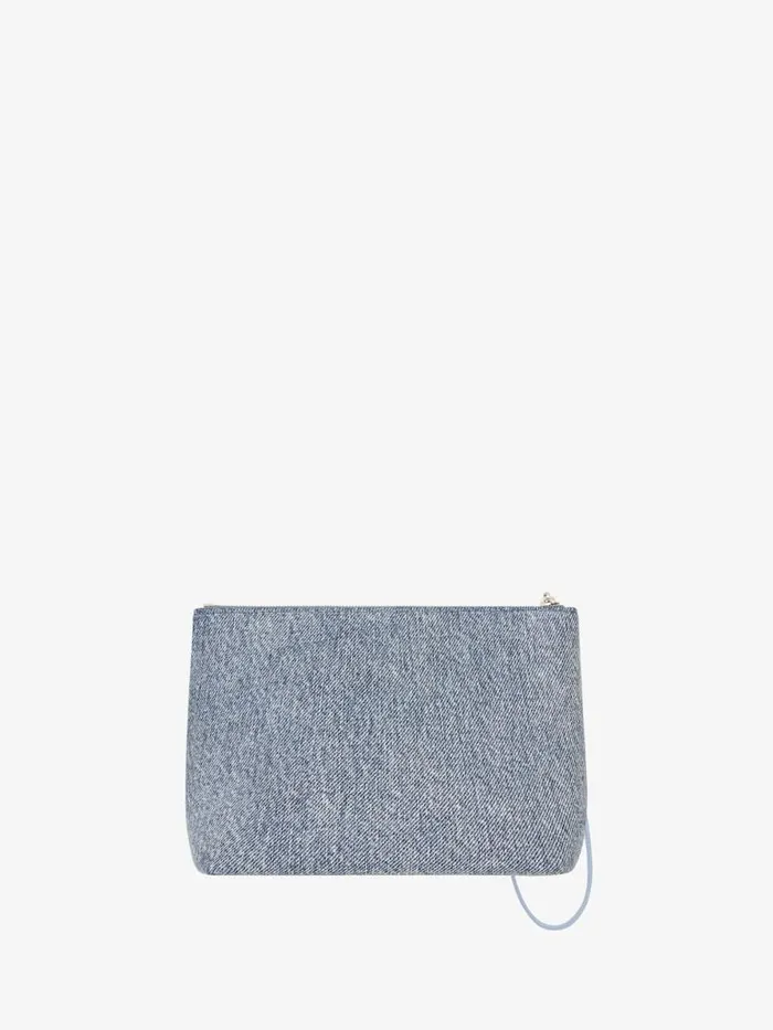 Travel Pouch In Denim Medium Blue Women Givenchy Wallets and Card Holders