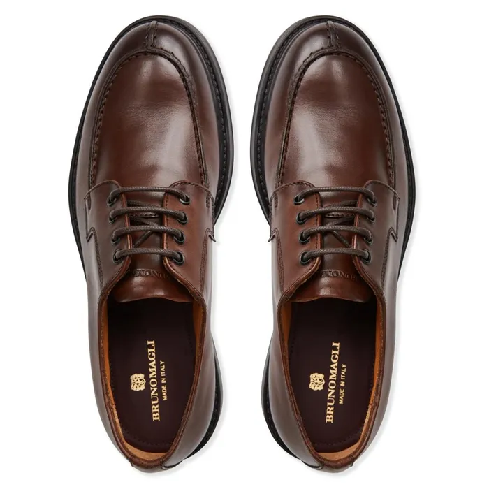 Tyler Split Toe Leather DerbyCognac Men Bruno Magli Casual Shoes