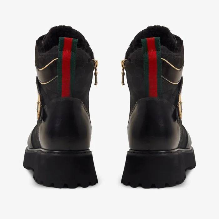 Vinci Leather Boots and Booties The Boston Black Leather LaceUp Ankle Boot With A Side Zipper 8211 Women