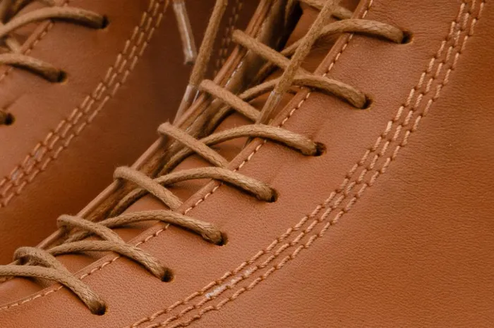 Vinci Leather Boots and Booties The Moreno Tan Leather LaceUp Mid Calf Boot 8211 Women