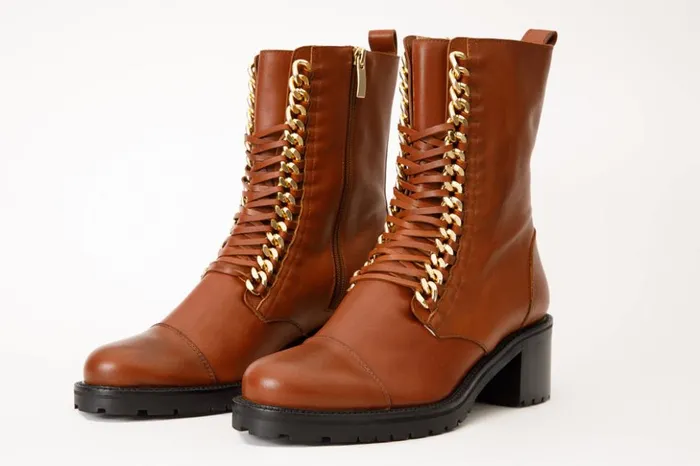 Vinci Leather Boots and Booties The Tuna Tan Leather Mid Calf Boot 8211 Women