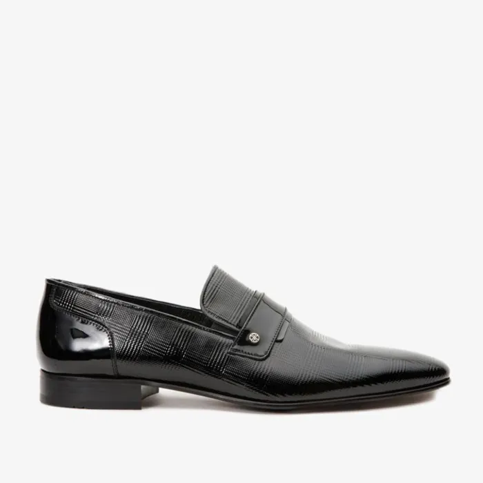 Vinci Leather Dress Shoes The Warsaw Shoe Black Leather Bit Loafer 8211 Men