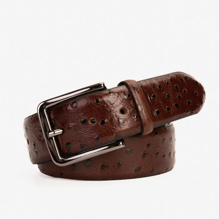 Vinci Leather Leather Belts The Dallas Brown Calfskin Belt 8211 Men