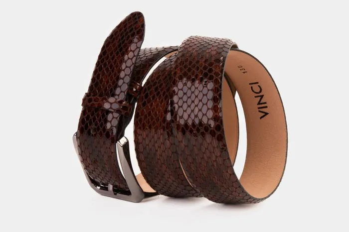 Vinci Leather Leather Belts The King Tan Leather Belt 8211 Men