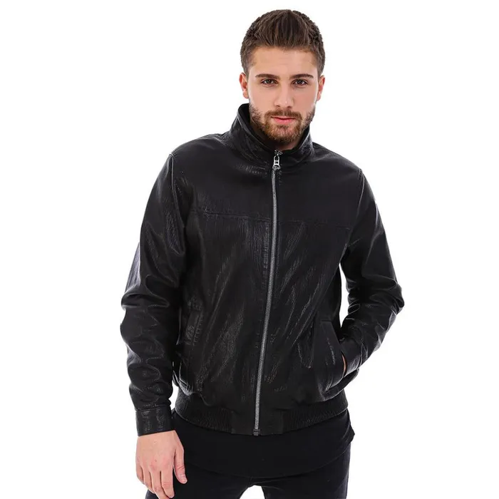 Vinci Leather Leather Jackets The Barbours Black Leather Jacket 8211 Men
