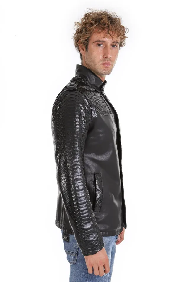 Vinci Leather Leather Jackets The Hepler Black Leather Jacket 8211 Men
