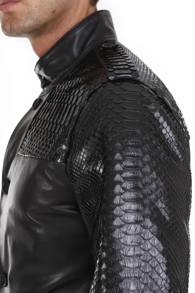 Vinci Leather Leather Jackets The Hepler Black Leather Jacket 8211 Men