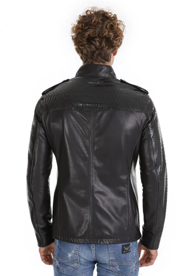 Vinci Leather Leather Jackets The Hepler Black Leather Jacket 8211 Men