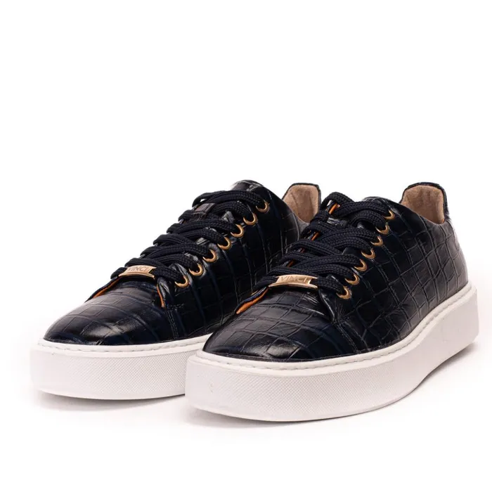 Vinci Leather Sneakers The Dublin Blue Leather Sneaker 8211 Men