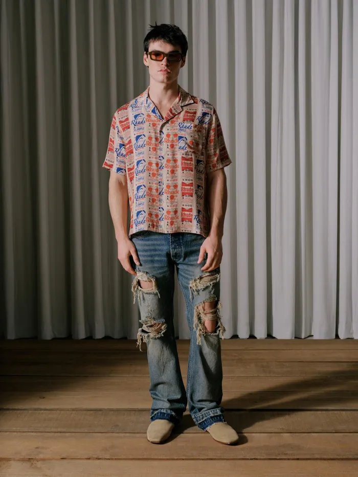 VOYAGE DE RHUDE SILK SHIRT Men Rhude Shirts