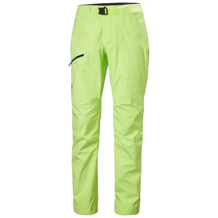 Waterproof Pants Women Helly Hansen W VERGLAS INFINITY SHELL PANT 395 Sharp Green