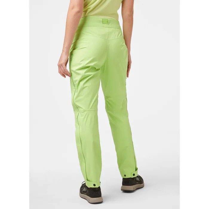 Waterproof Pants Women Helly Hansen W VERGLAS INFINITY SHELL PANT 395 Sharp Green