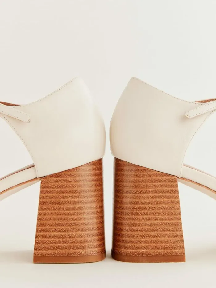 WeddingsShoes The Reformation Netty Pump Almond Leather