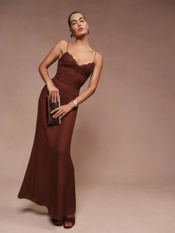 Weddings The Reformation Anett Dress Chianti