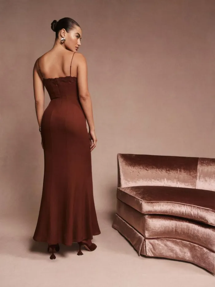 Weddings The Reformation Anett Dress Chianti