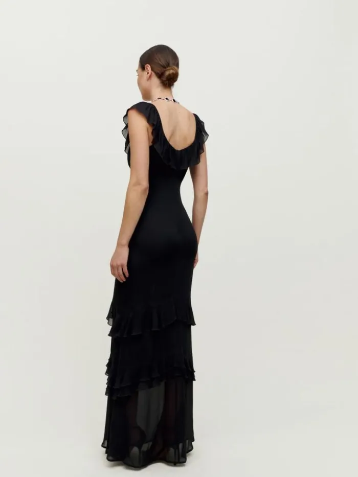 Weddings The Reformation Tripoli Dress Black
