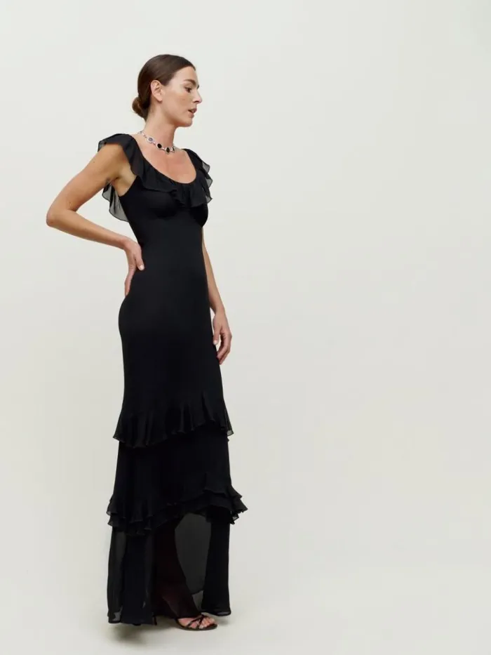 Weddings The Reformation Tripoli Dress Black
