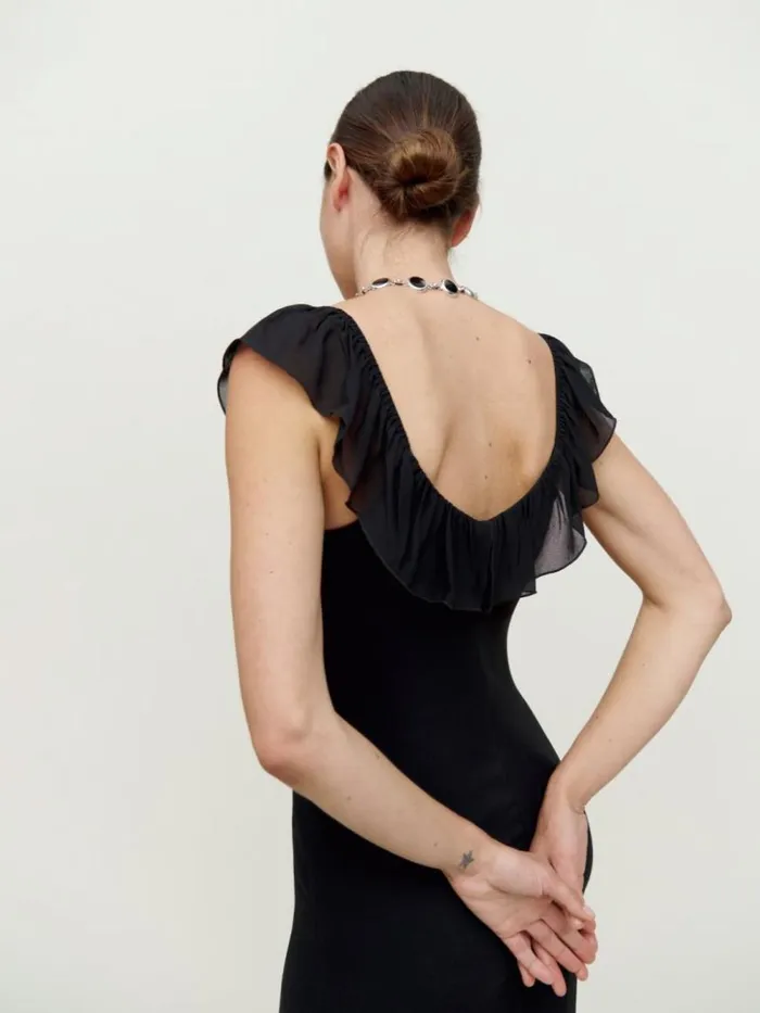 Weddings The Reformation Tripoli Dress Black