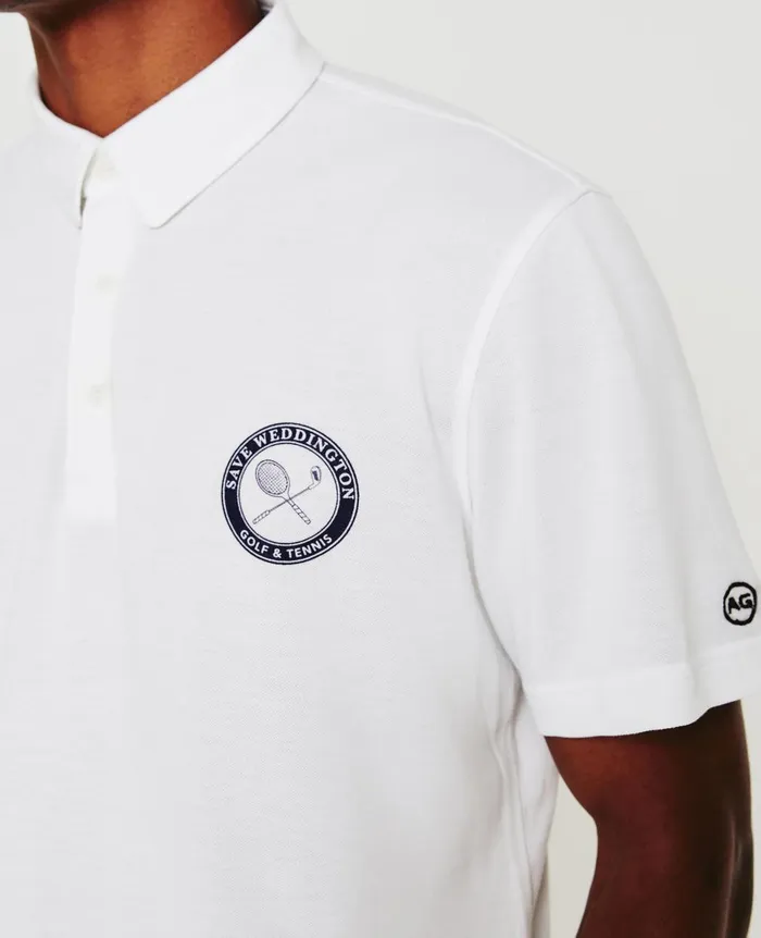 Weddington Polo Weddington Crest Match White Men AG Jeans Polos Weddington Polo Weddington Crest Match White Men AG Jeans Polos