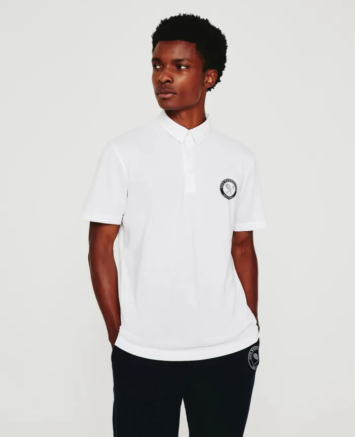 Weddington Polo Weddington Crest Match White Men AG Jeans Polos Weddington Polo Weddington Crest Match White Men AG Jeans Polos