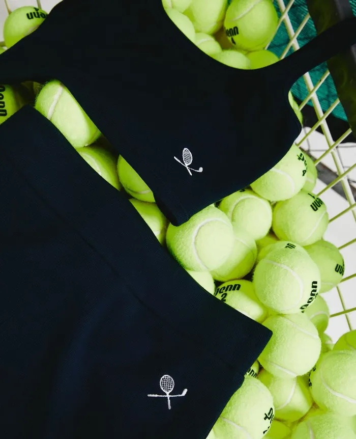 Weddington Tank Eb Racket Club Emblem Court Na Women AG Jeans Tees and Tanks Weddington Tank Eb Racket Club Emblem Court Na Women AG Jeans Tees and Tanks