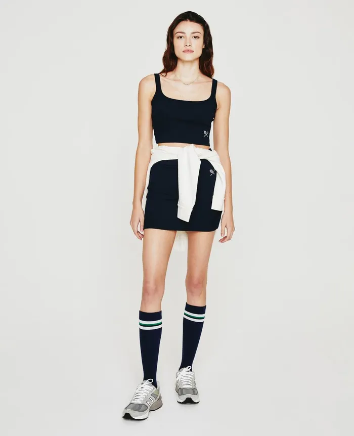 Weddington Tank Eb Racket Club Emblem Court Na Women AG Jeans Tees and Tanks Weddington Tank Eb Racket Club Emblem Court Na Women AG Jeans Tees and Tanks