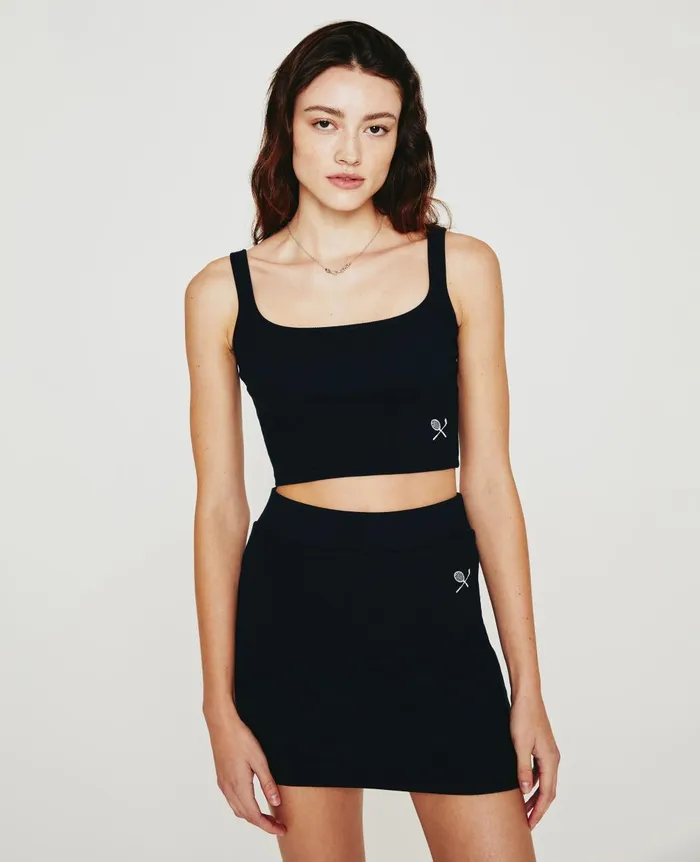 Weddington Tank Eb Racket Club Emblem Court Na Women AG Jeans Tees and Tanks Weddington Tank Eb Racket Club Emblem Court Na Women AG Jeans Tees and Tanks