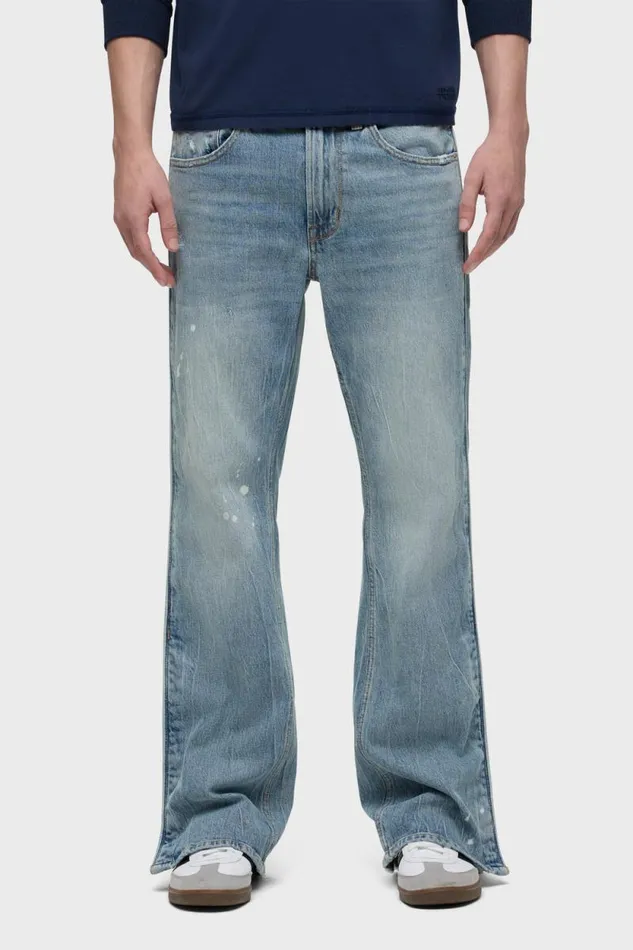 Wide Leg Men Hudson Jeans Walker Track Sequoia