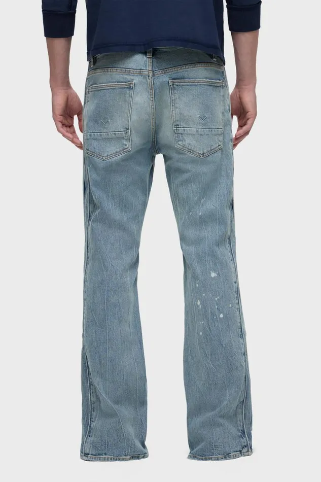 Wide Leg Men Hudson Jeans Walker Track Sequoia
