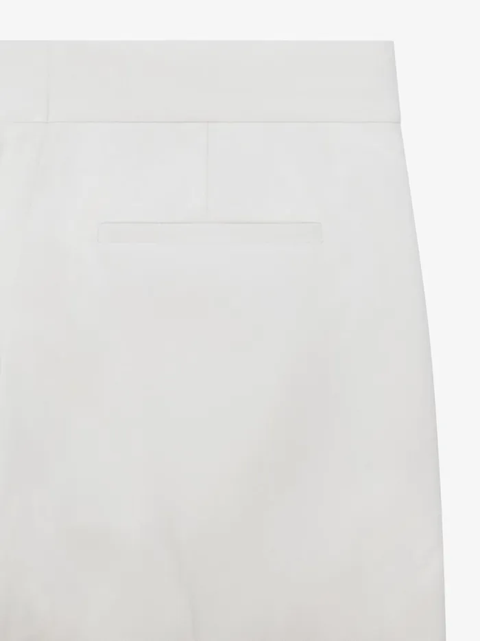 Wide Pants In Wool And Mohair With Piping Detail White Men Givenchy Pants and Shorts