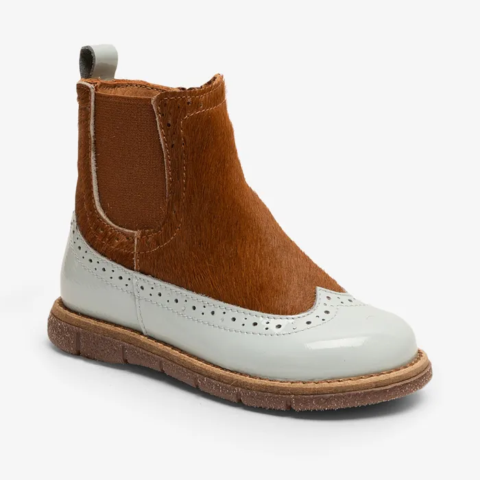 Winter boots KIDS bisgaardshoes mace squirrel fur Brown