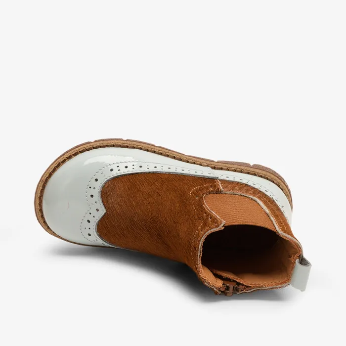 Winter boots KIDS bisgaardshoes mace squirrel fur Brown
