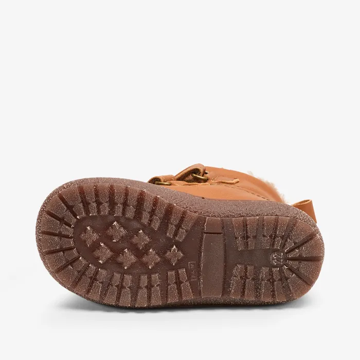 Winter boots storm lamb cognac Brown bisgaardshoes KIDS