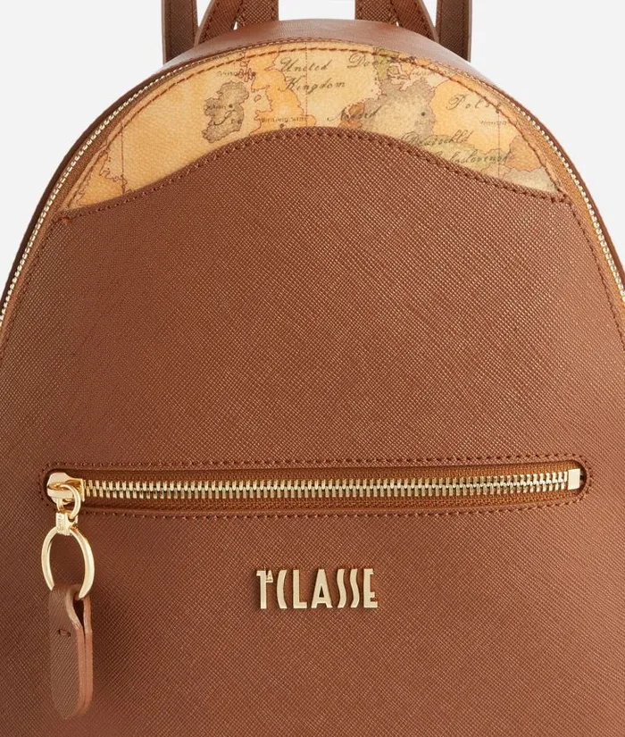 Woman Backpacks Bucket and Belt Bags Alviero Martini Digital City Backpack Chestnut