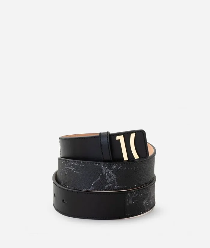 Woman Belts Alviero Martini 1c Mirror Night Belt Black