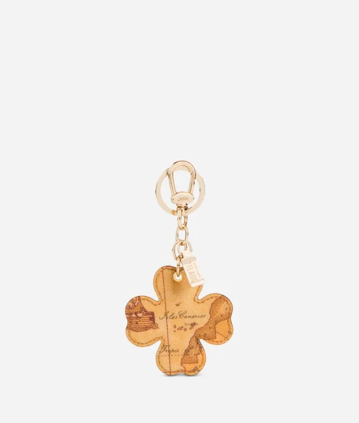 Woman Card Cases and Keyrings Alviero Martini Geo Classic Four Leaf Clover Key Ring