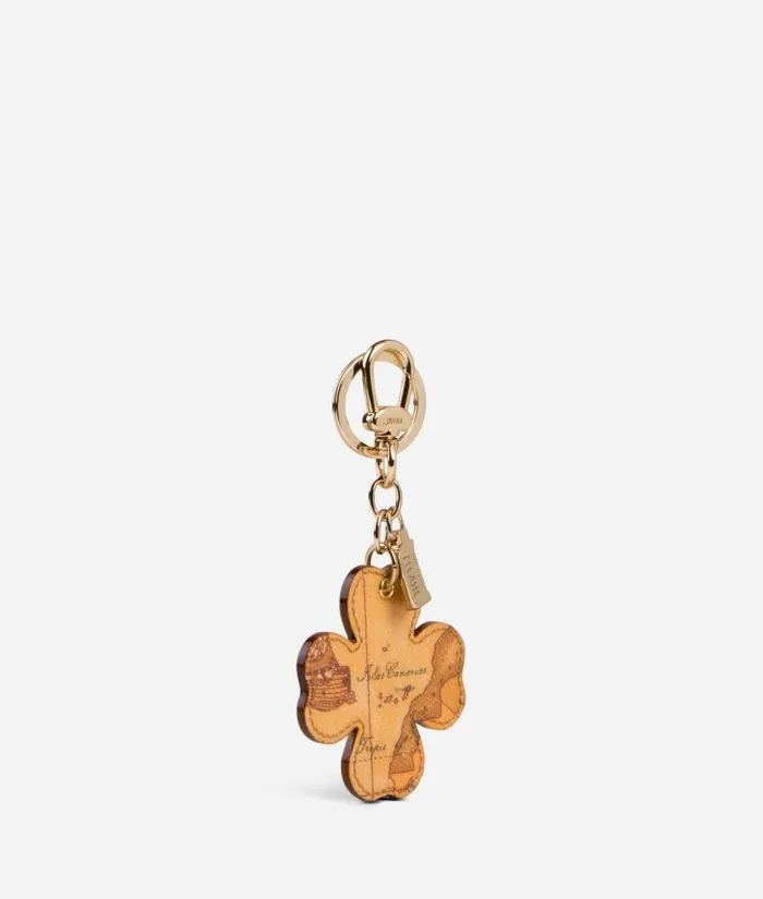 Woman Card Cases and Keyrings Alviero Martini Geo Classic Four Leaf Clover Key Ring