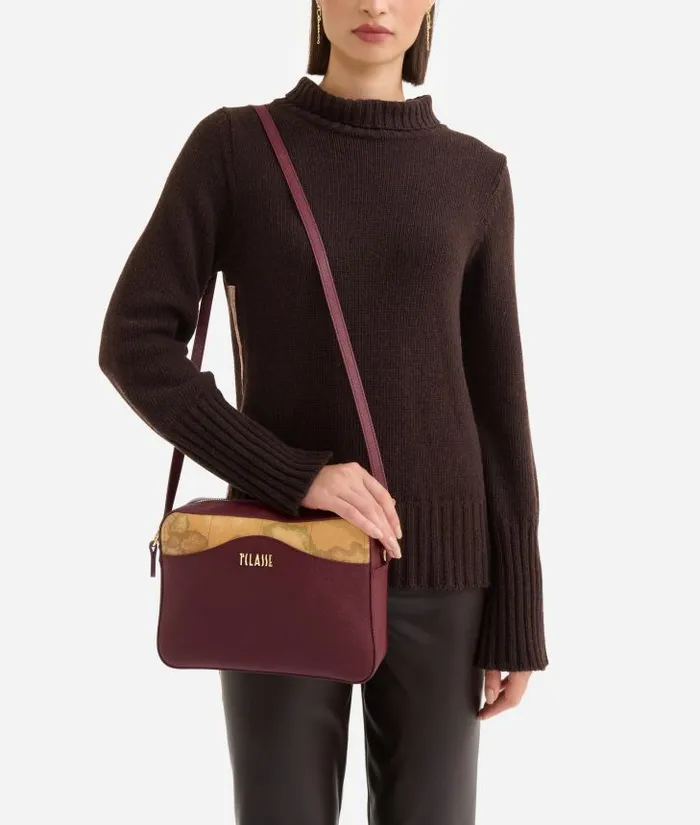Woman Crossbody Bags Alviero Martini Digital City Reporter Crossbody Bag Burgundy