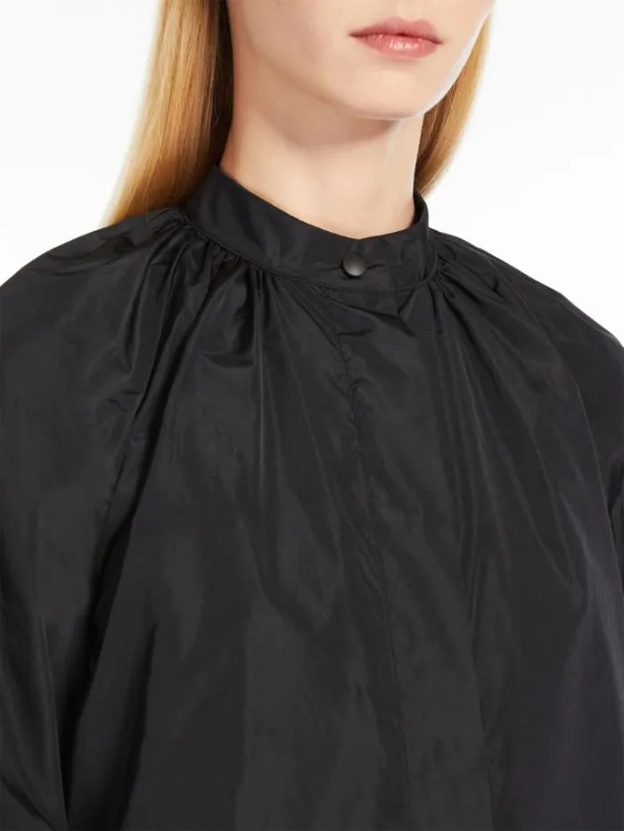 Woman Feminine Shirt In Silk Taffeta Black Maxmara Shirts And Tops Woman Feminine Shirt In Silk Taffeta Black Maxmara Shirts And Tops
