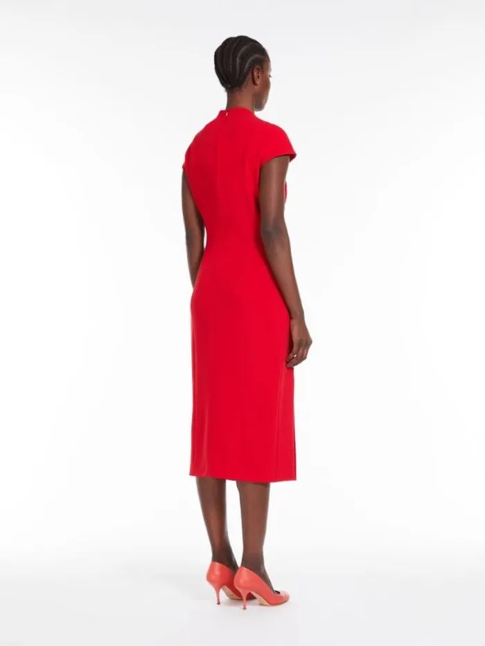 Woman Long Cady Dress Red Maxmara Dresses Woman Long Cady Dress Red Maxmara Dresses