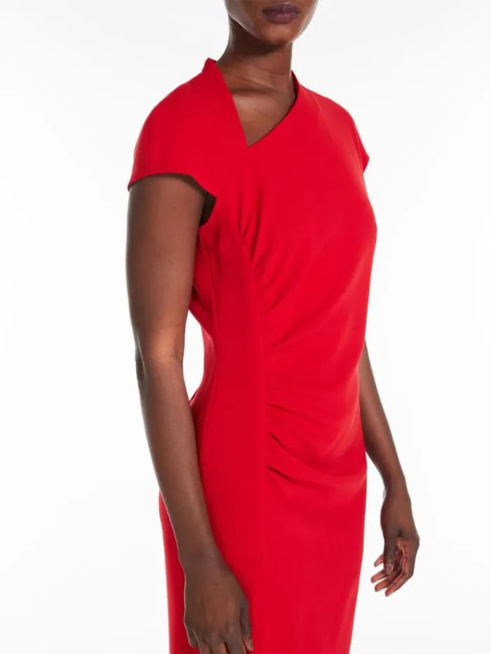 Woman Long Cady Dress Red Maxmara Dresses Woman Long Cady Dress Red Maxmara Dresses
