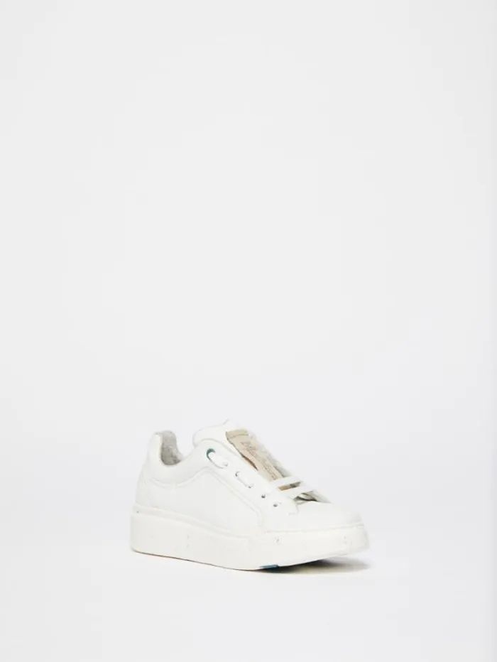 Woman MaxiGreen Trainers With Chunky Sole White Maxmara Sneakers