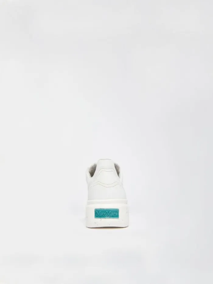 Woman MaxiGreen Trainers With Chunky Sole White Maxmara Sneakers Woman MaxiGreen Trainers With Chunky Sole White Maxmara Sneakers