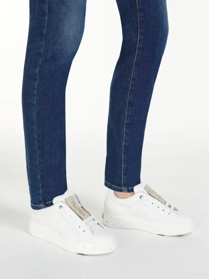 Woman MaxiGreen Trainers With Chunky Sole White Maxmara Sneakers Woman MaxiGreen Trainers With Chunky Sole White Maxmara Sneakers