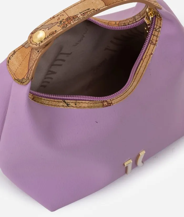 Woman Pouches and Toiletry Bags Alviero Martini BeautyCase With Muff In Synthetic Garnet Fabric Lavender